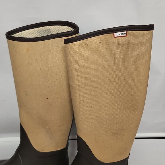 Women Hunter Tall Brown Rain boots - Picture 3 of 10